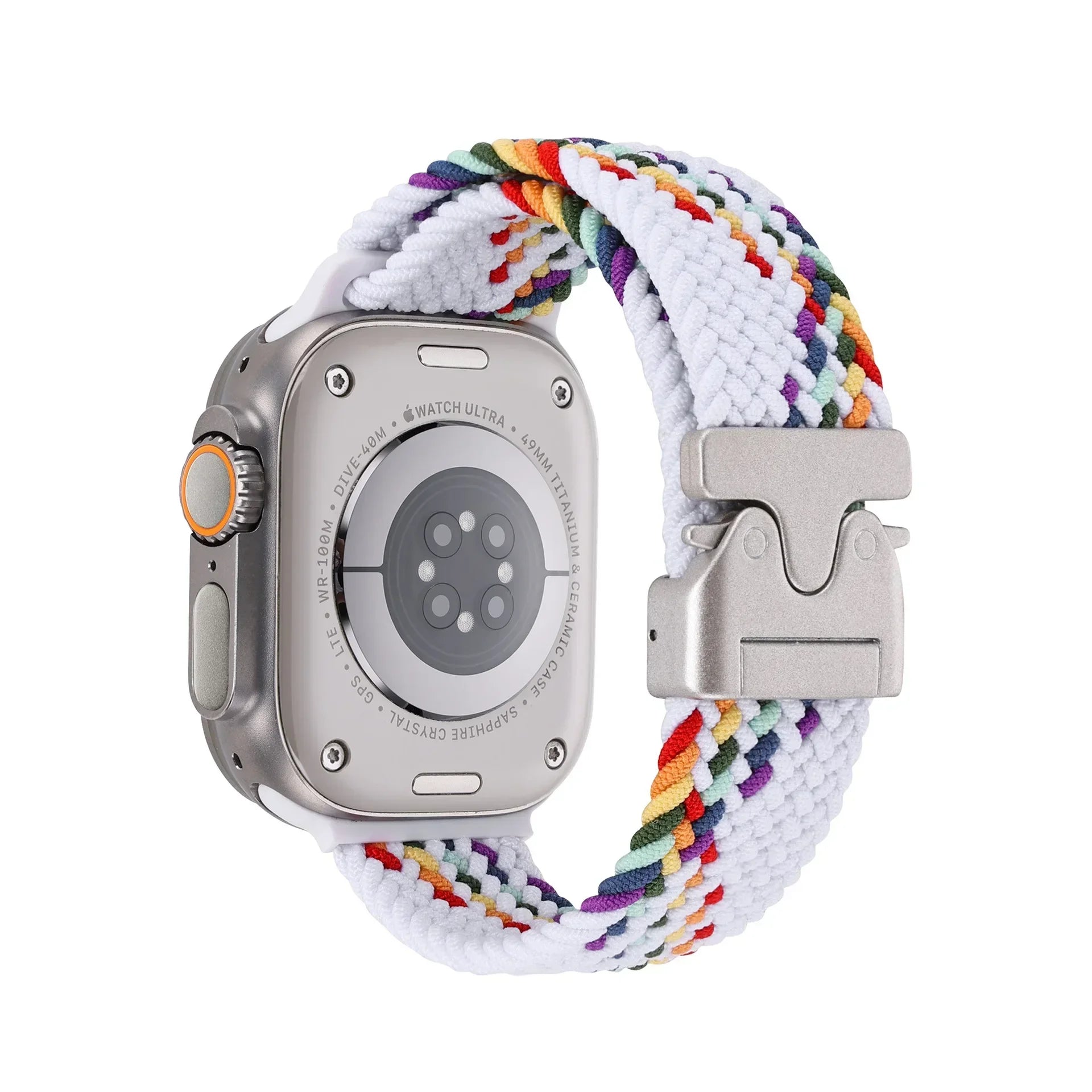 Braided Strap For Apple Watch Band 44mm 40mm 45mm 49mm 41mm 46mm 42mm Bracelet iWatch Series Ultra2 10 9 SE 8 7 65 Magnetic Band