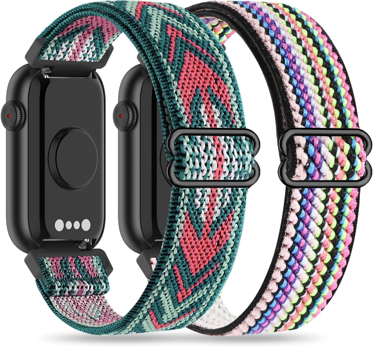 2 Pack Stretchy 16Mm Nylon Bands Compatible with FITVII Hm08/Morepro Hm08/Amzhero-Runfit D26/KALINCO Slim Fitness Tracker