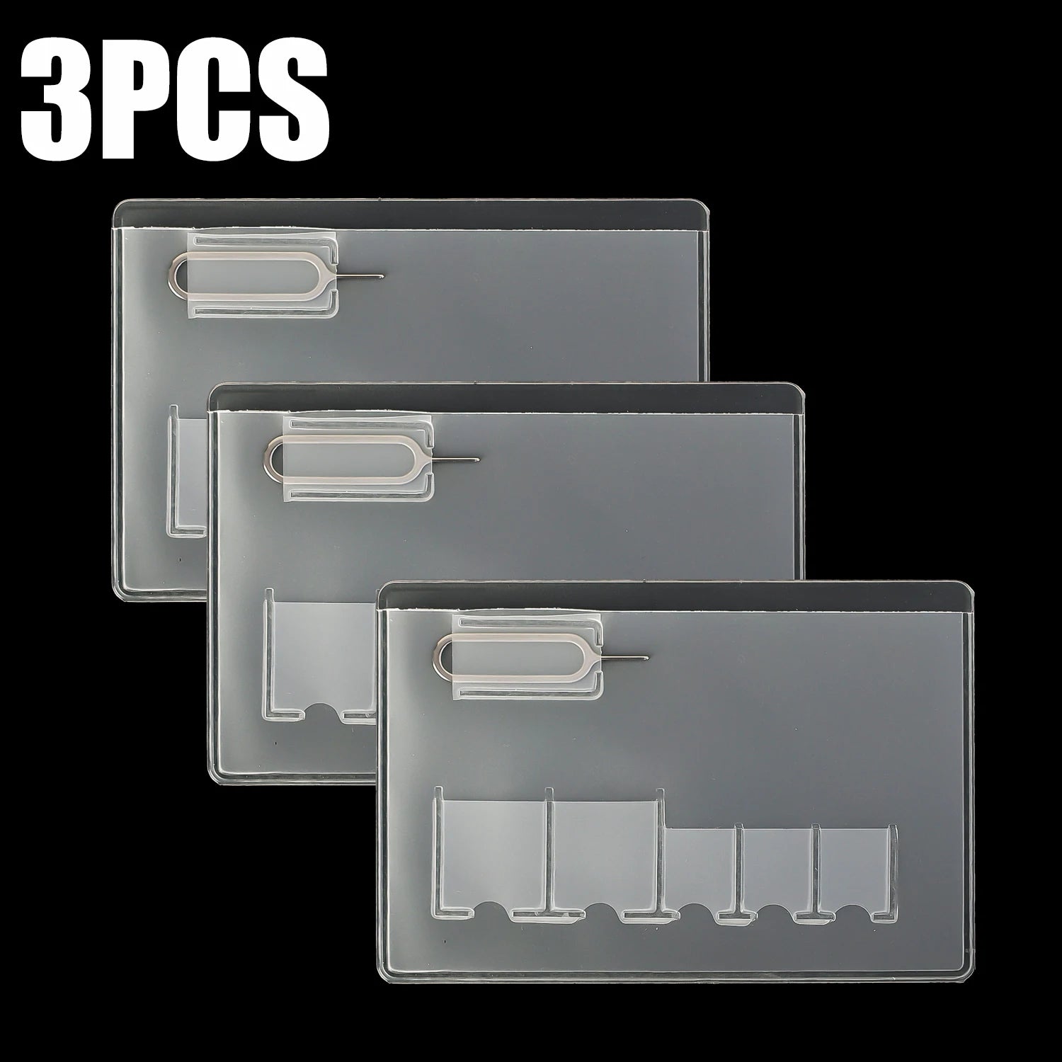 1-10Pcs Portable SIM Micro Pin Nano Memory Card Storage ID Card Ejection Pin/SIM/Bank Card Protective Storage Phone Accessories