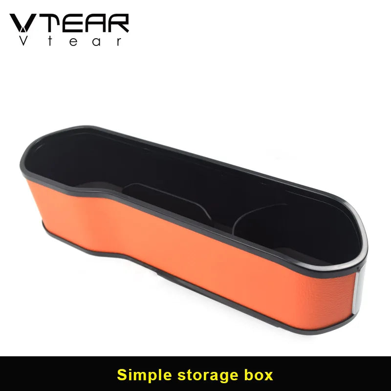 Vtear Car Organizer With Charger Cable USB Wireless Charging Universal Storage Box Auto Phone Holder Interior Accessories Parts