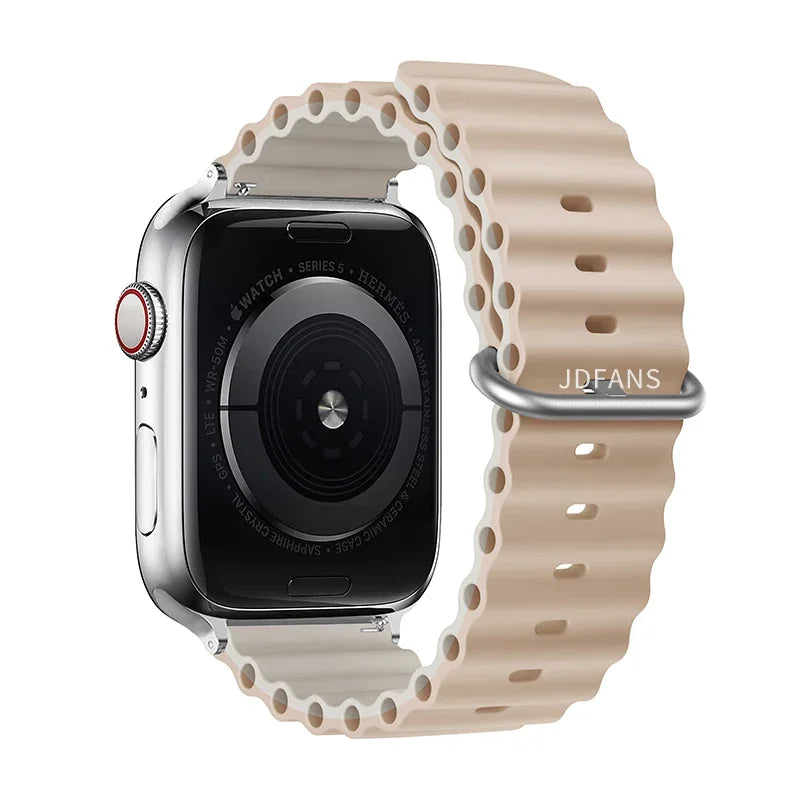Ocean Band for Apple Watch Straps 45mm 46mm 44mm Ultra 2 49mm 41mm 42mm 40mm wrist bracelet correa iWatch series 7 6 3 se 8 9 10
