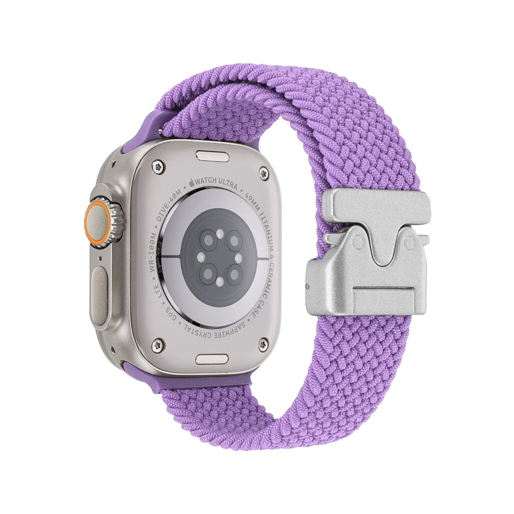 Braided Strap For Apple Watch Band 44mm 40mm 45mm 49mm 41mm 46mm 42mm Bracelet iWatch Series Ultra2 10 9 SE 8 7 65 Magnetic Band