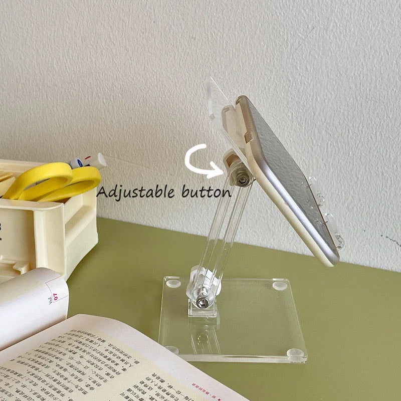 Sharkbang Portable Acrylic Adjustable Holder For Pad Mobile Phone Tablet PC Notebook Books Transparent Stand Holder Accessories