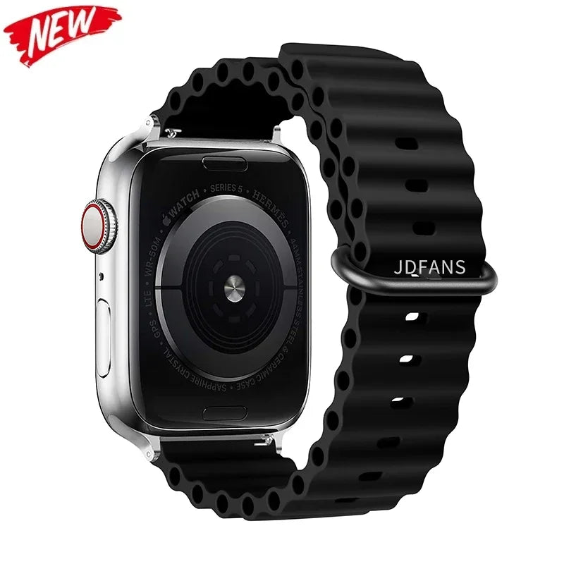 Ocean Band for Apple Watch Straps 45mm 46mm 44mm Ultra 2 49mm 41mm 42mm 40mm wrist bracelet correa iWatch series 7 6 3 se 8 9 10
