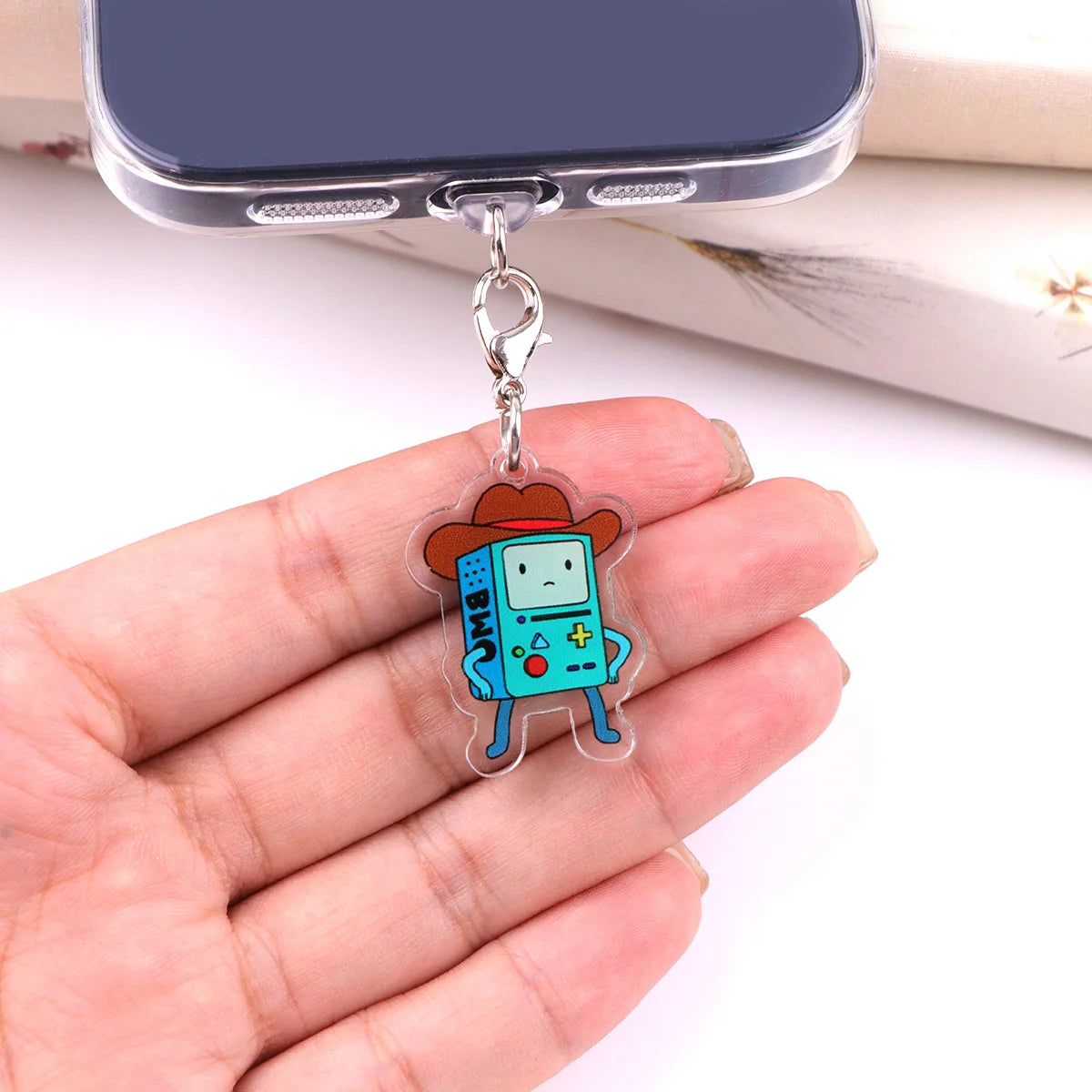 Cartoon Game Figure Type-C Dust Plug USB Charging Port Protector Anti-Dust Dustproof Hanging Ornament Pendant Phone Accessories
