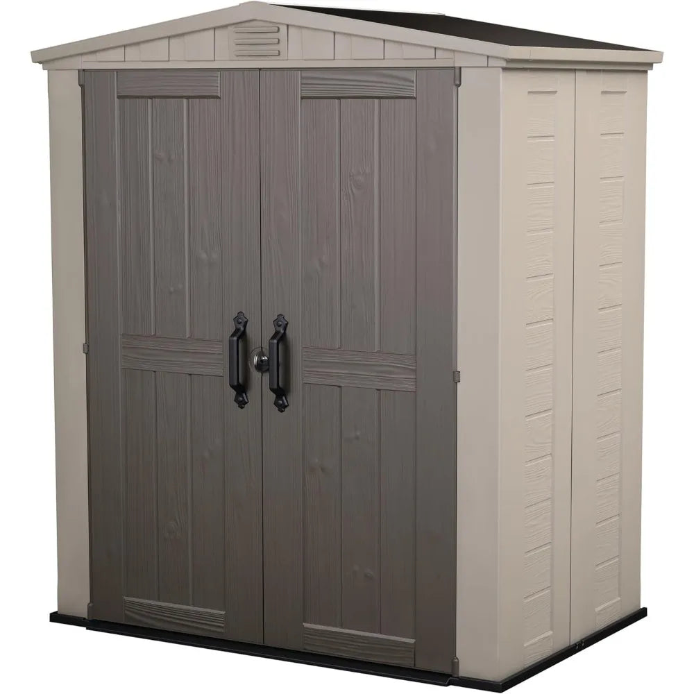Factor 6x3 Outdoor Storage Shed Kit-Perfect to Store Patio Furniture, Garden Tools Accessories, Beach Chairs and Push Lawn