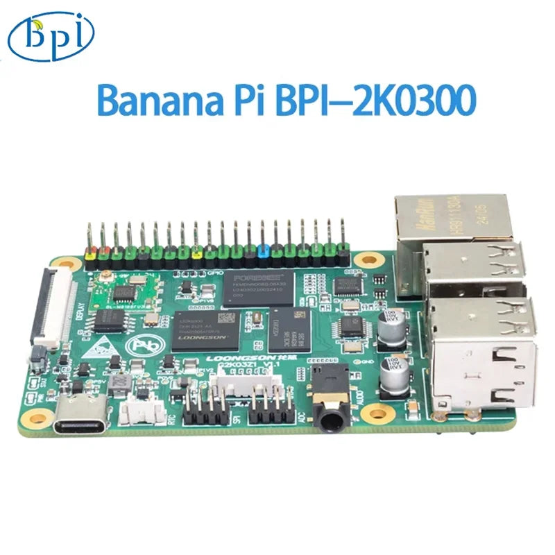 BananaPi BPI-2K0300 Zhongke Loongson 2K0300 Embedded Single-board CPU 1.0GHz DDR4 Computer New