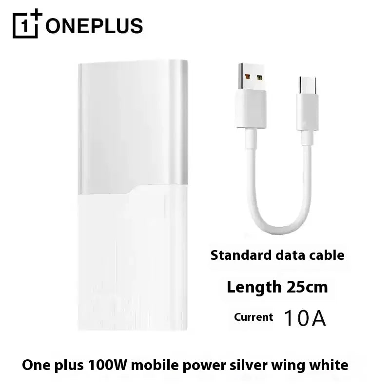 12000mAh OnePlus SUPERVOOC Power Bank 100W Fast Charging Portable High Capacity Mobile Phone Battery Charger Custom Accessories