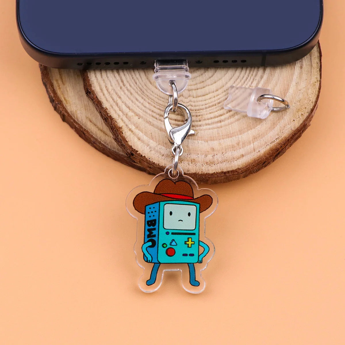 Cartoon Game Figure Type-C Dust Plug USB Charging Port Protector Anti-Dust Dustproof Hanging Ornament Pendant Phone Accessories