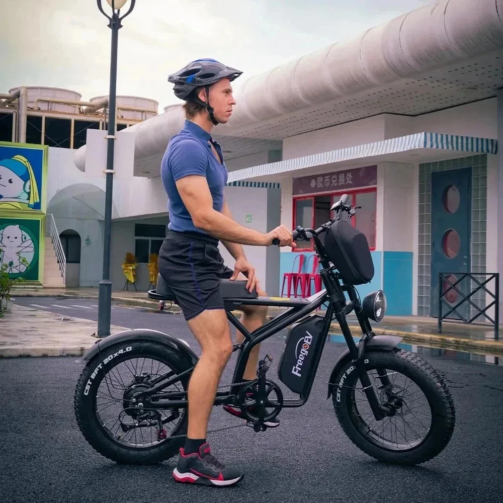 2024 Brand New Fat Tire Electric Bike 48V 22.5AH 1400W High Power Fat Tire Electric Bicycle Full Suspension Mountain Electric Bi