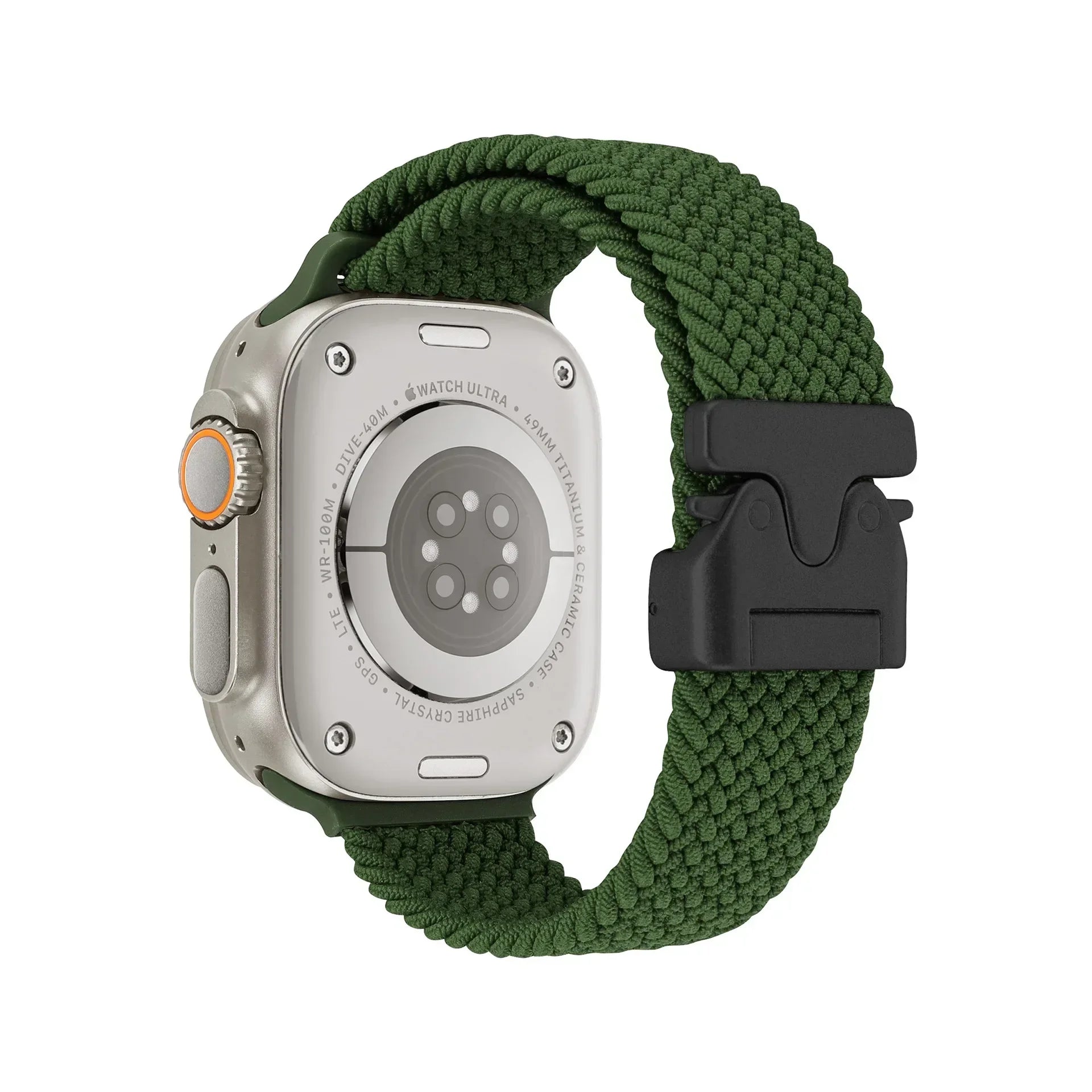 Braided Strap For Apple Watch Band 44mm 40mm 45mm 49mm 41mm 46mm 42mm Bracelet iWatch Series Ultra2 10 9 SE 8 7 65 Magnetic Band