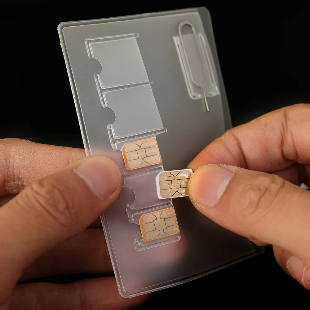 1-10Pcs Portable SIM Micro Pin Nano Memory Card Storage ID Card Ejection Pin/SIM/Bank Card Protective Storage Phone Accessories