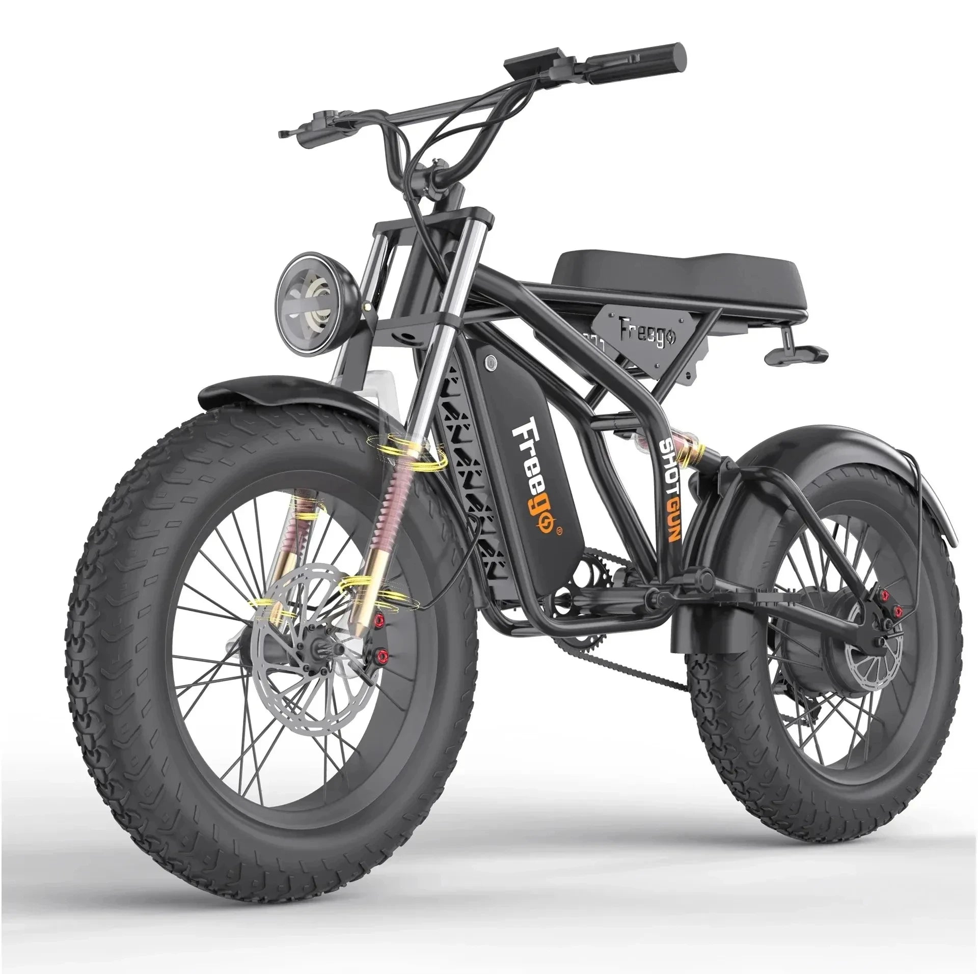 2024 Brand New Fat Tire Electric Bike 48V 22.5AH 1400W High Power Fat Tire Electric Bicycle Full Suspension Mountain Electric Bi