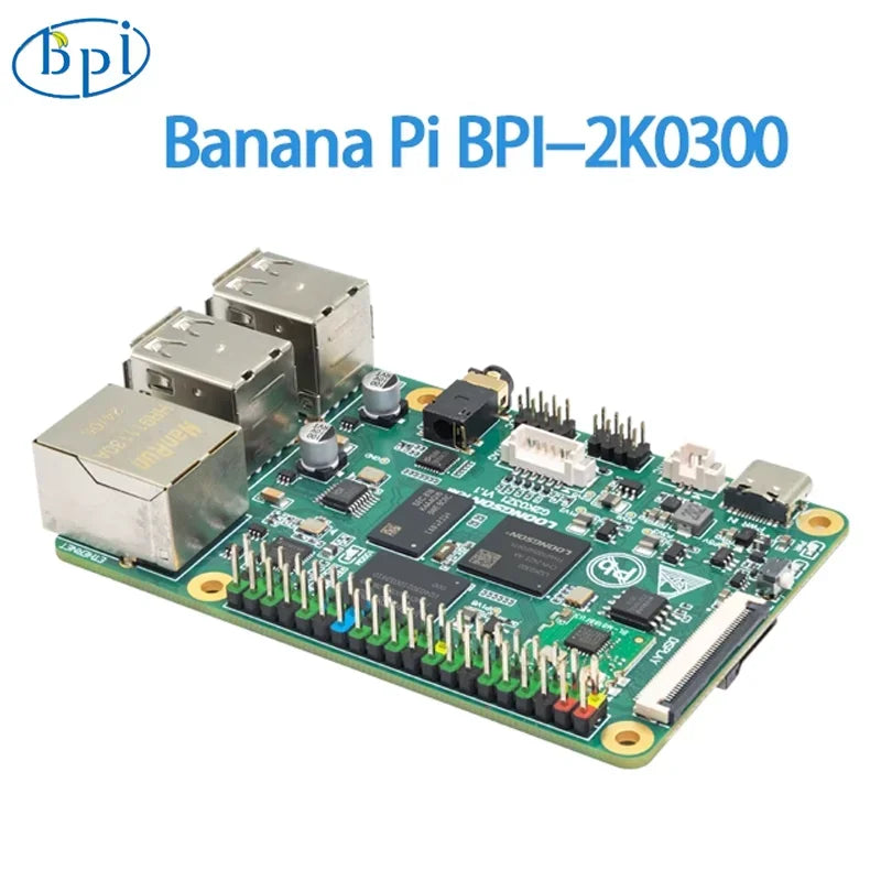 BananaPi BPI-2K0300 Zhongke Loongson 2K0300 Embedded Single-board CPU 1.0GHz DDR4 Computer New