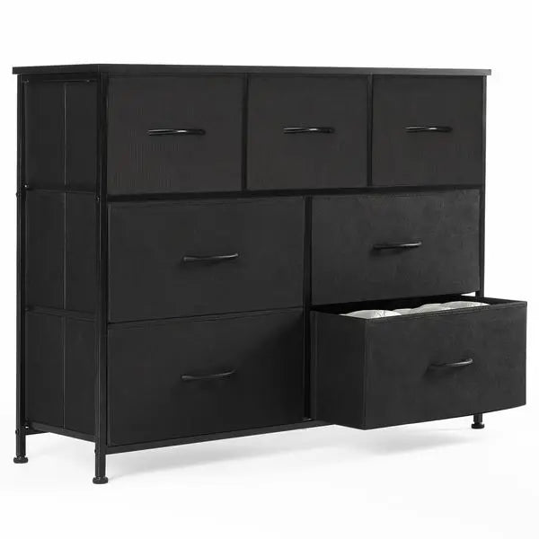 Dresser for bedroom 7 storage Spaces, assembled wardrobe lockers, bedroom furniture lockers