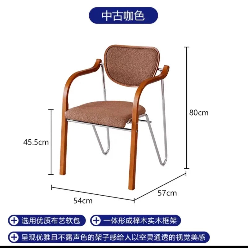 Gaming Accent Dining Chairs Lounge Design Nordic Comfortable Elegant Design Backrest Vintage Sedia Da Pranzo Balcony Furniture