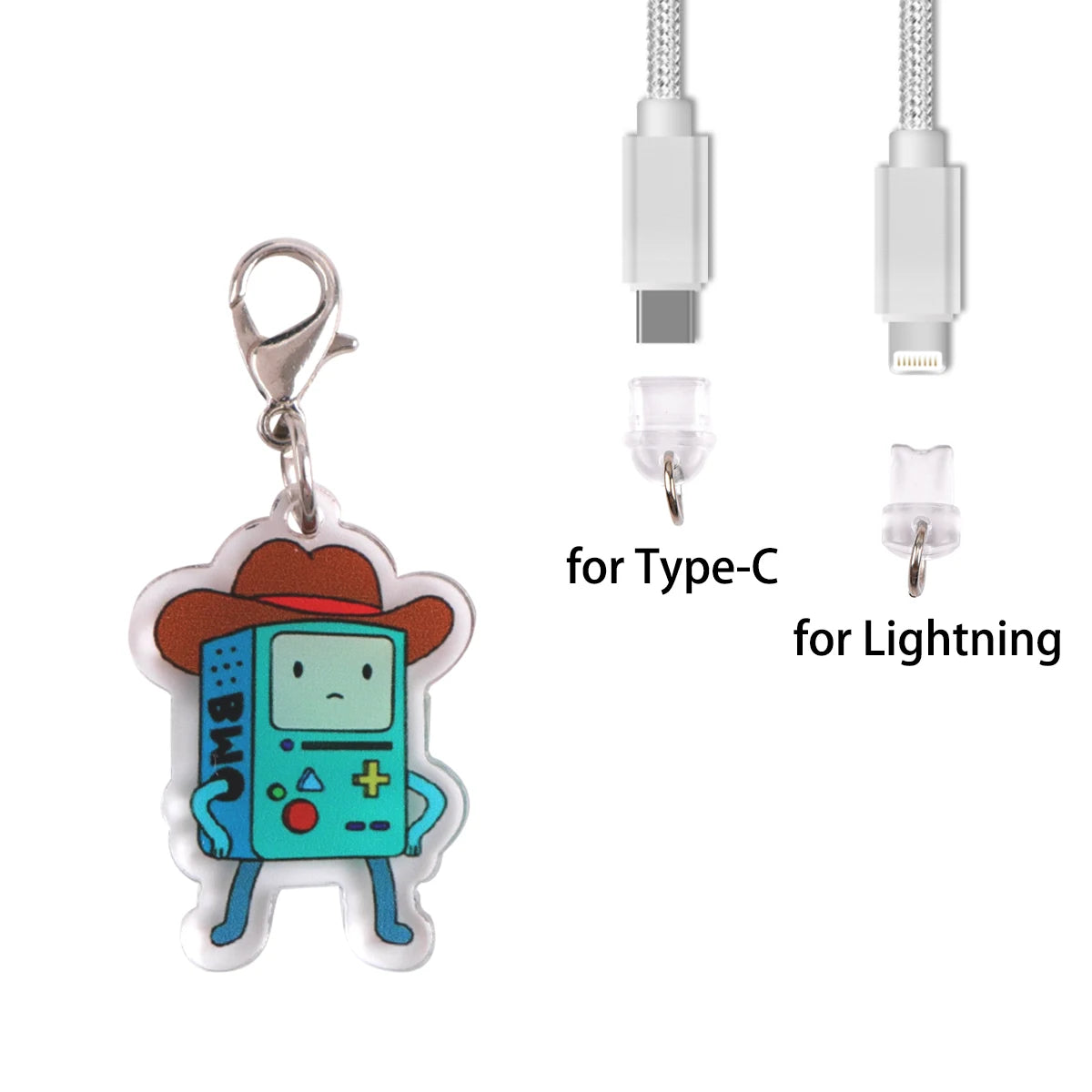 Cartoon Game Figure Type-C Dust Plug USB Charging Port Protector Anti-Dust Dustproof Hanging Ornament Pendant Phone Accessories