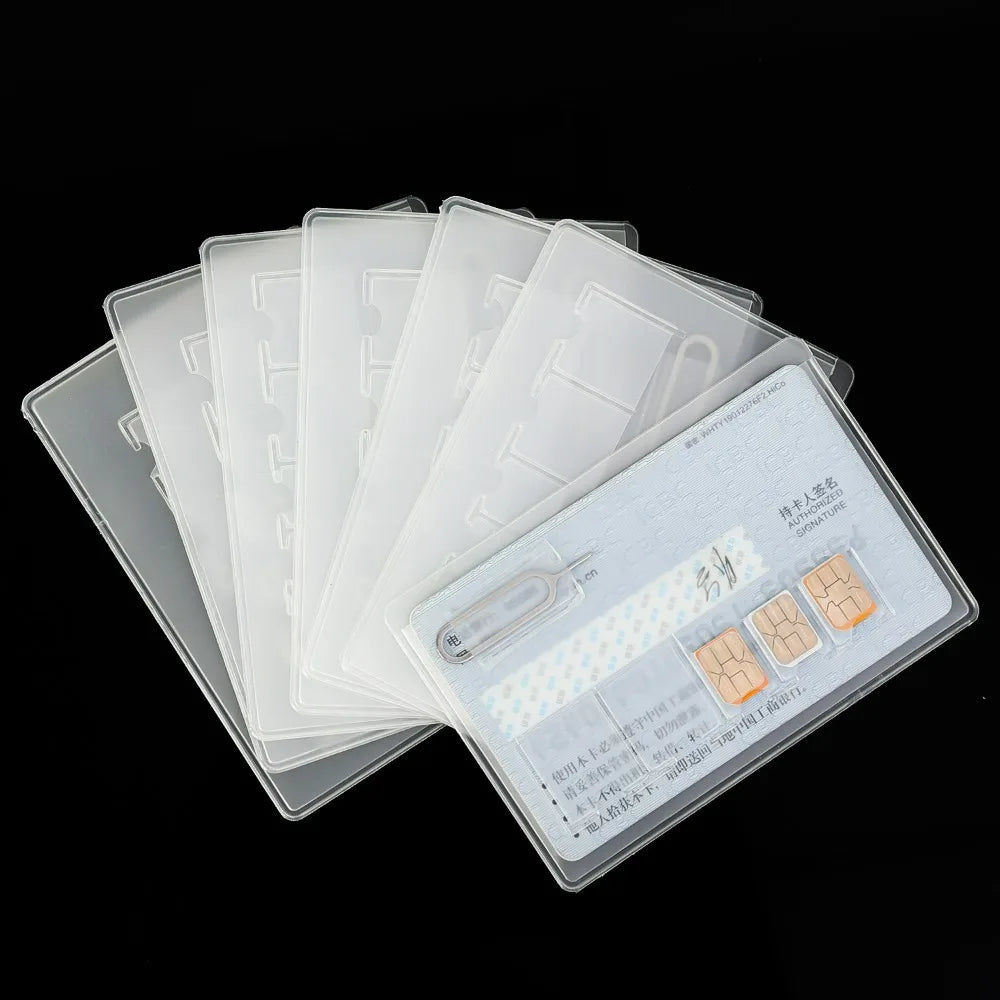 1-10Pcs Portable SIM Micro Pin Nano Memory Card Storage ID Card Ejection Pin/SIM/Bank Card Protective Storage Phone Accessories